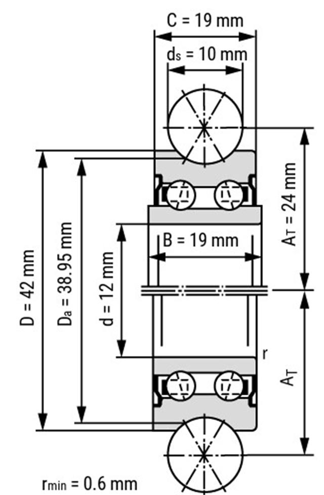 أسطواني أسطواني LFR5301-10-2RS.jpg Cylindrical roller bearing LFR5301-10-2RS.jpg